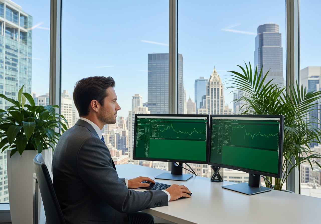 Proactive security with Secusysts - confident professional with stable systems
